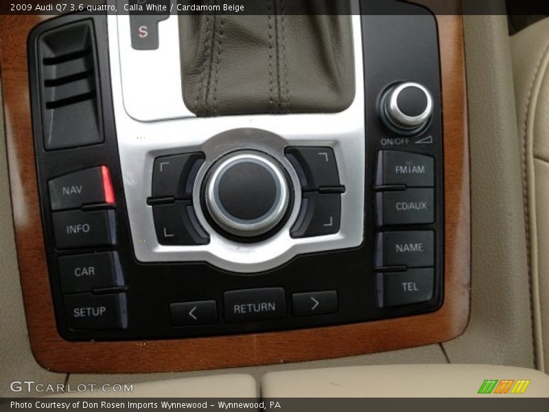 Calla White / Cardamom Beige 2009 Audi Q7 3.6 quattro