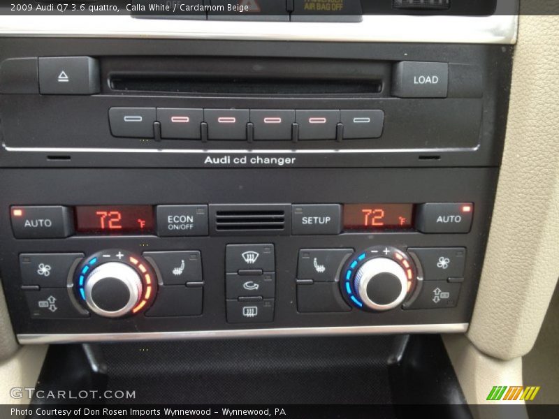 Calla White / Cardamom Beige 2009 Audi Q7 3.6 quattro