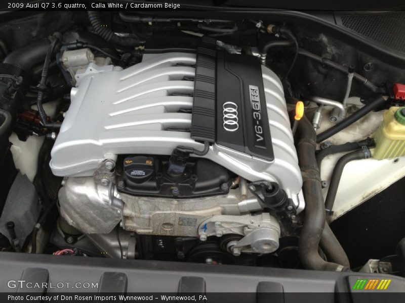 Calla White / Cardamom Beige 2009 Audi Q7 3.6 quattro