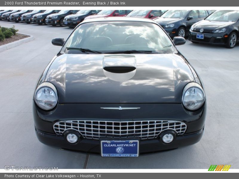 Evening Black / Black Ink 2003 Ford Thunderbird Premium Roadster