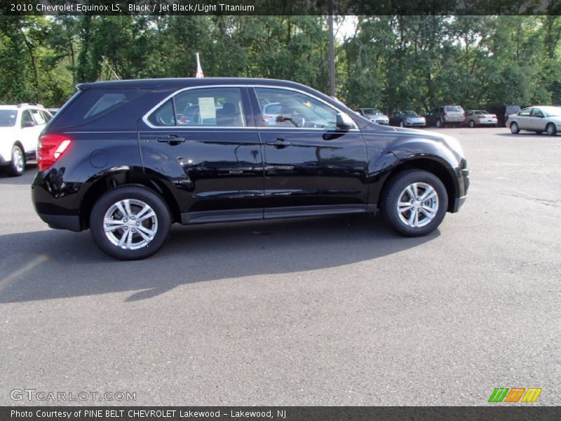 Black / Jet Black/Light Titanium 2010 Chevrolet Equinox LS