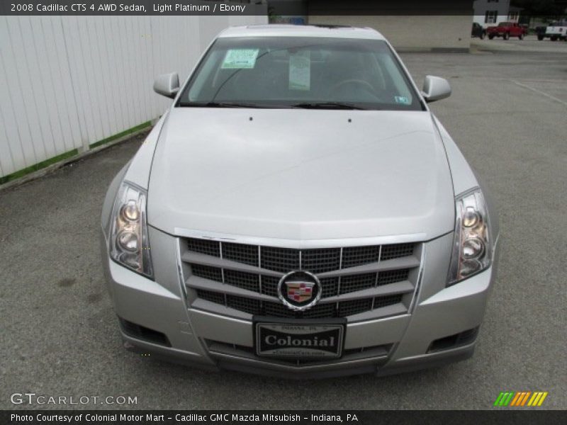 Light Platinum / Ebony 2008 Cadillac CTS 4 AWD Sedan