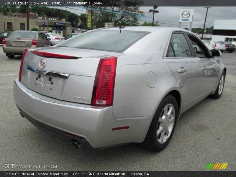 Light Platinum / Ebony 2008 Cadillac CTS 4 AWD Sedan