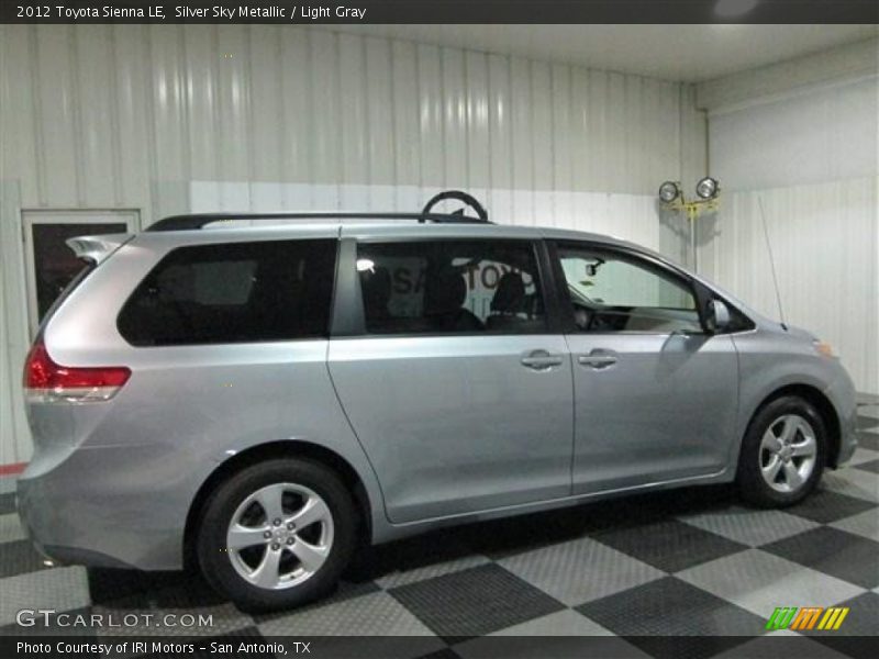 Silver Sky Metallic / Light Gray 2012 Toyota Sienna LE