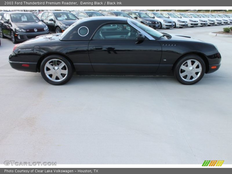 Evening Black / Black Ink 2003 Ford Thunderbird Premium Roadster