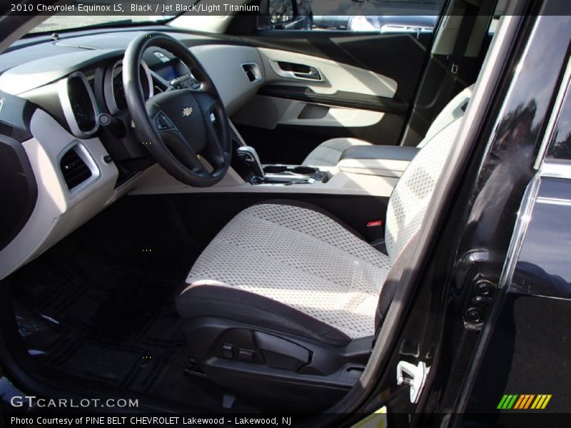 Black / Jet Black/Light Titanium 2010 Chevrolet Equinox LS
