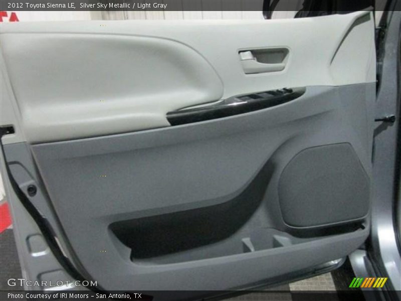 Silver Sky Metallic / Light Gray 2012 Toyota Sienna LE