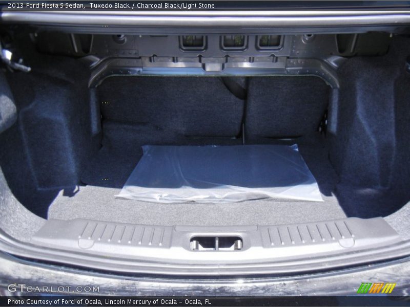 Tuxedo Black / Charcoal Black/Light Stone 2013 Ford Fiesta S Sedan