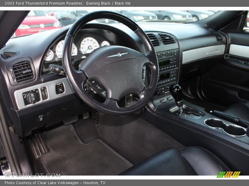 Evening Black / Black Ink 2003 Ford Thunderbird Premium Roadster