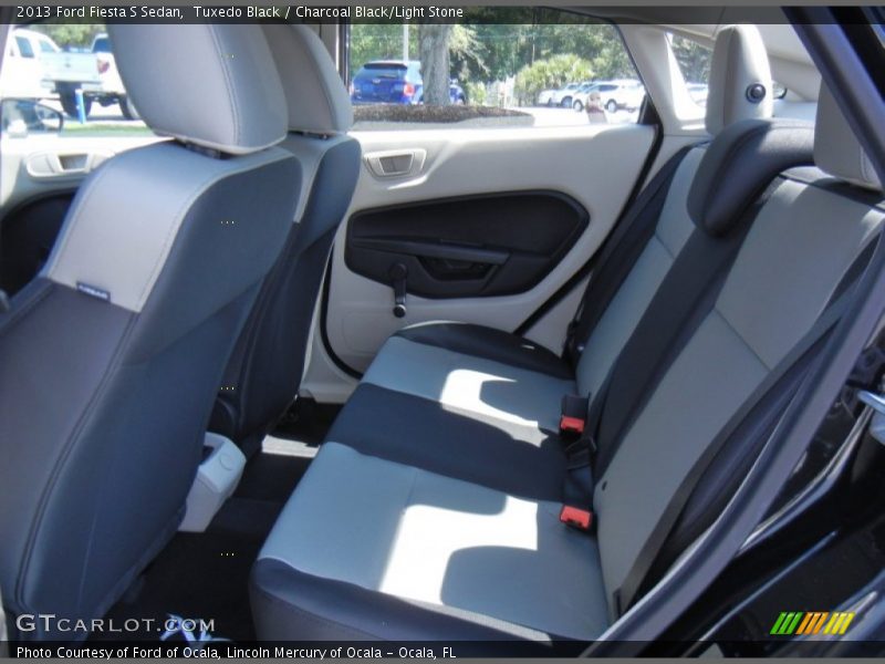 Tuxedo Black / Charcoal Black/Light Stone 2013 Ford Fiesta S Sedan