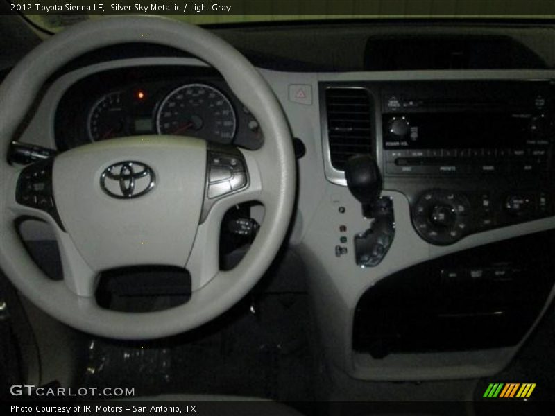 Silver Sky Metallic / Light Gray 2012 Toyota Sienna LE