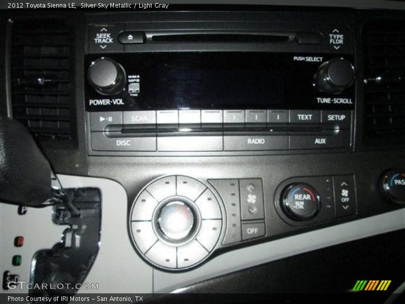 Silver Sky Metallic / Light Gray 2012 Toyota Sienna LE