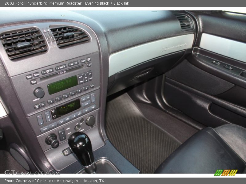 Evening Black / Black Ink 2003 Ford Thunderbird Premium Roadster