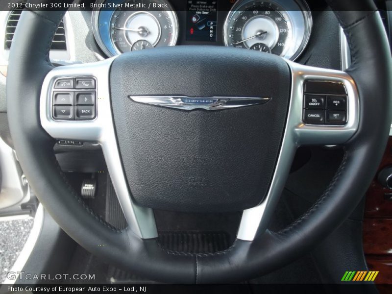 Bright Silver Metallic / Black 2012 Chrysler 300 Limited