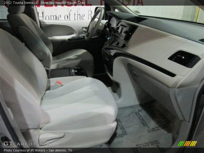 Silver Sky Metallic / Light Gray 2012 Toyota Sienna LE