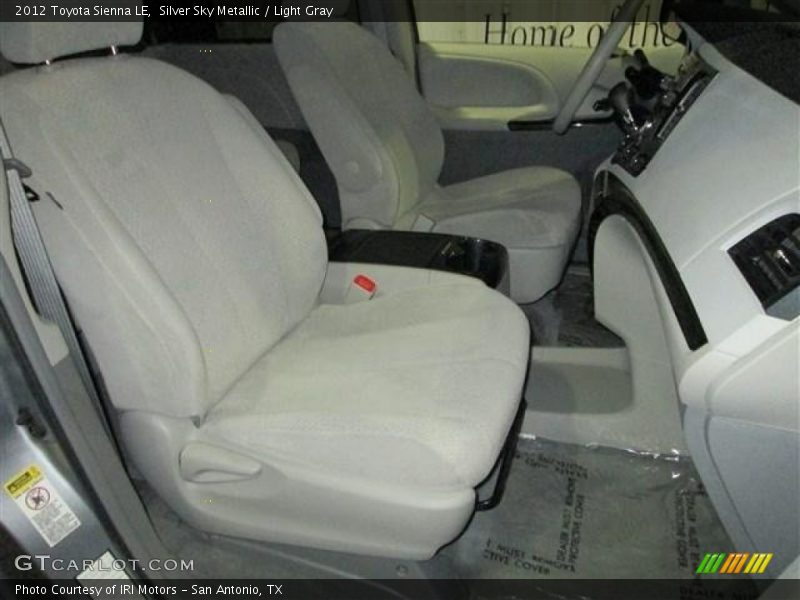 Silver Sky Metallic / Light Gray 2012 Toyota Sienna LE