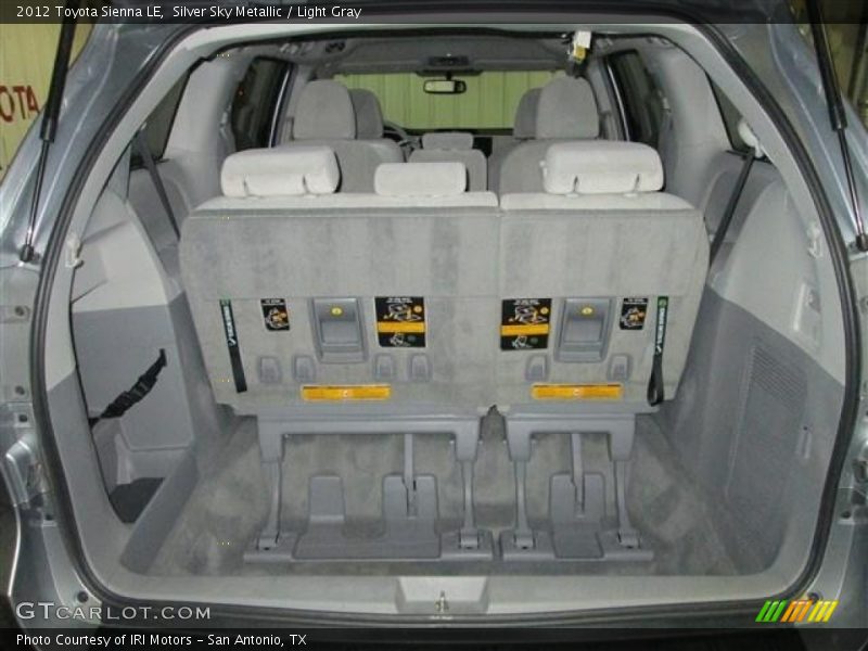 Silver Sky Metallic / Light Gray 2012 Toyota Sienna LE
