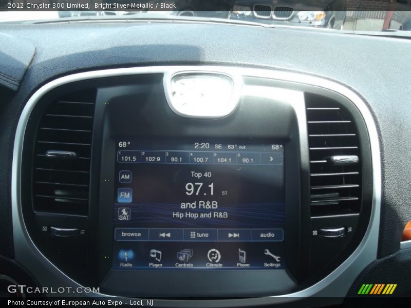 Bright Silver Metallic / Black 2012 Chrysler 300 Limited