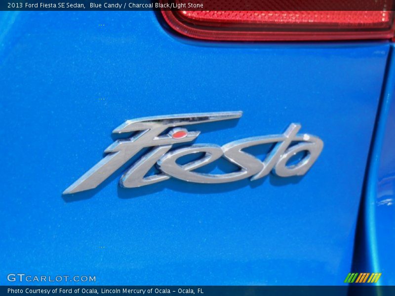 Blue Candy / Charcoal Black/Light Stone 2013 Ford Fiesta SE Sedan