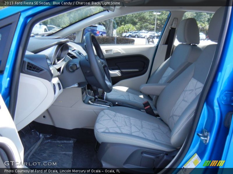 Blue Candy / Charcoal Black/Light Stone 2013 Ford Fiesta SE Sedan