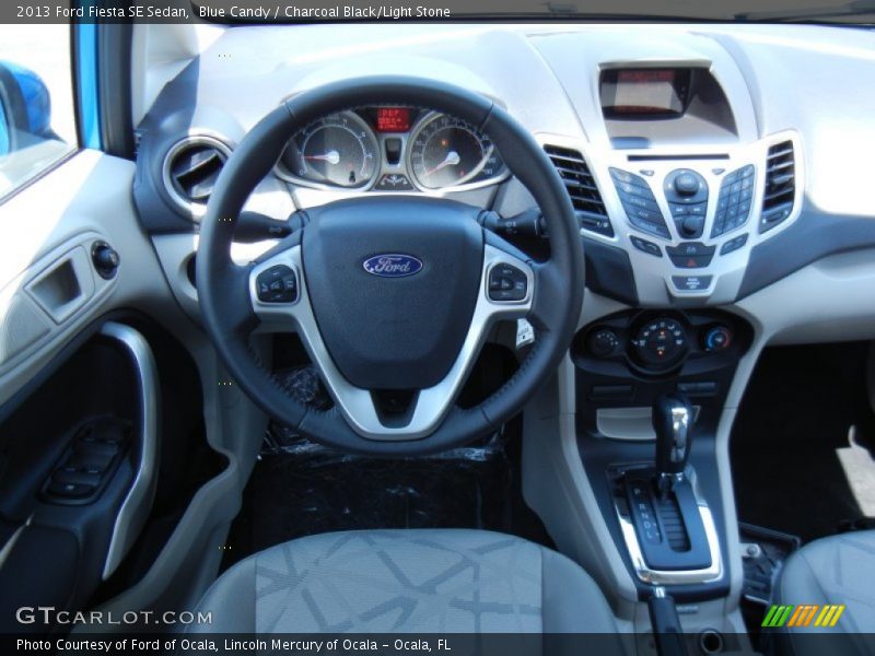 Blue Candy / Charcoal Black/Light Stone 2013 Ford Fiesta SE Sedan