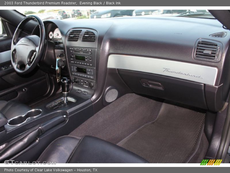 Evening Black / Black Ink 2003 Ford Thunderbird Premium Roadster
