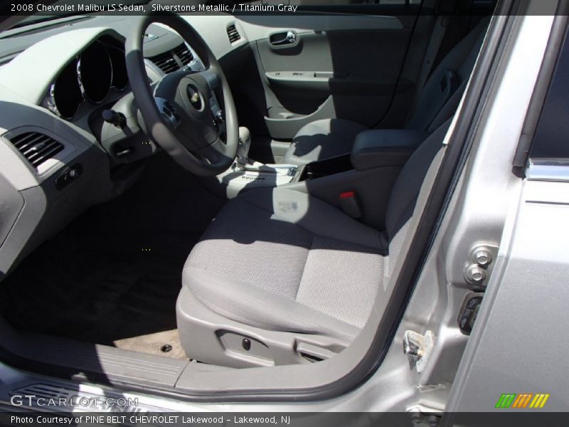 Silverstone Metallic / Titanium Gray 2008 Chevrolet Malibu LS Sedan