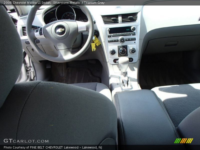 Silverstone Metallic / Titanium Gray 2008 Chevrolet Malibu LS Sedan