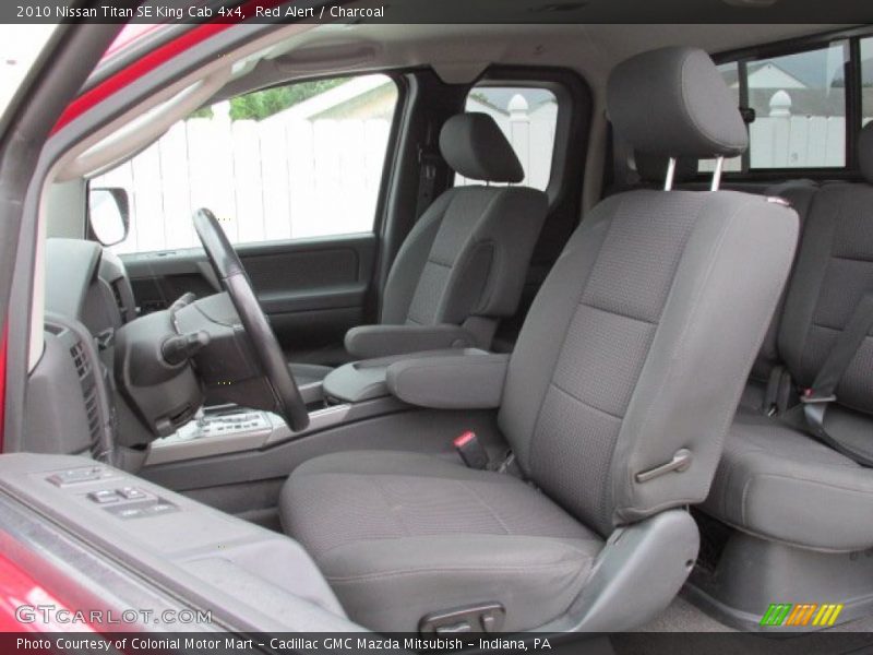 Front Seat of 2010 Titan SE King Cab 4x4