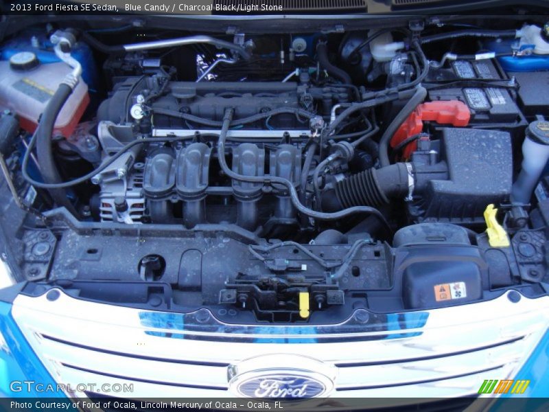 Blue Candy / Charcoal Black/Light Stone 2013 Ford Fiesta SE Sedan