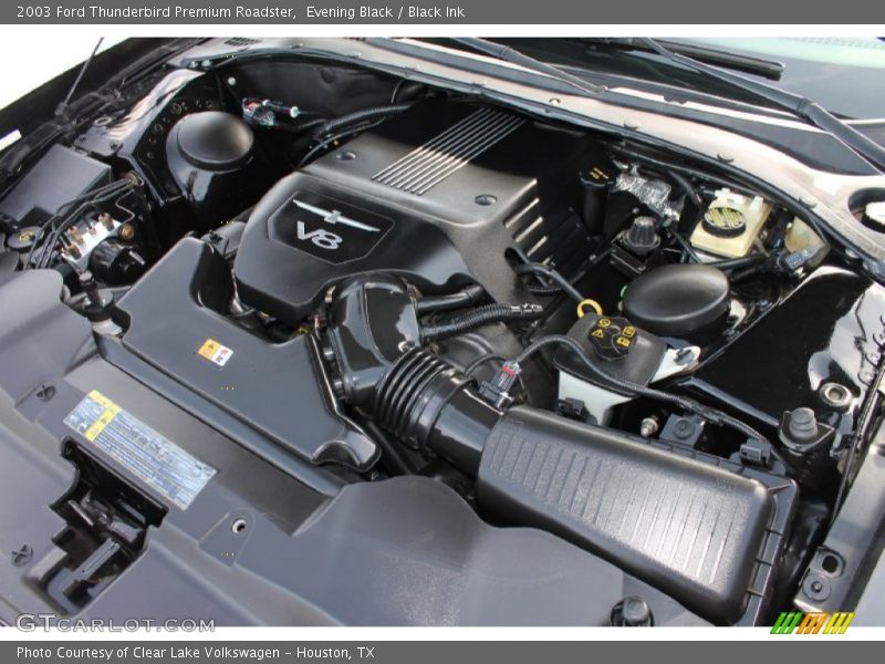 Evening Black / Black Ink 2003 Ford Thunderbird Premium Roadster