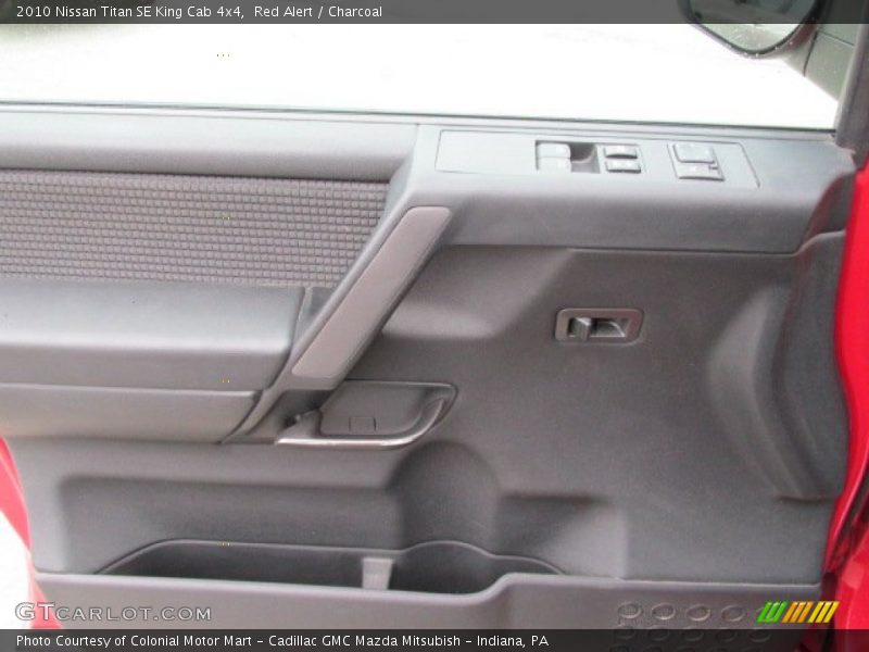 Red Alert / Charcoal 2010 Nissan Titan SE King Cab 4x4