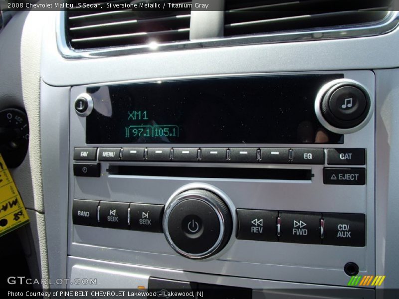 Silverstone Metallic / Titanium Gray 2008 Chevrolet Malibu LS Sedan