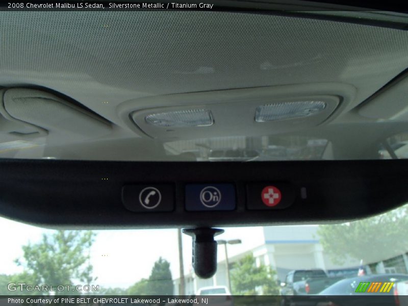 Silverstone Metallic / Titanium Gray 2008 Chevrolet Malibu LS Sedan