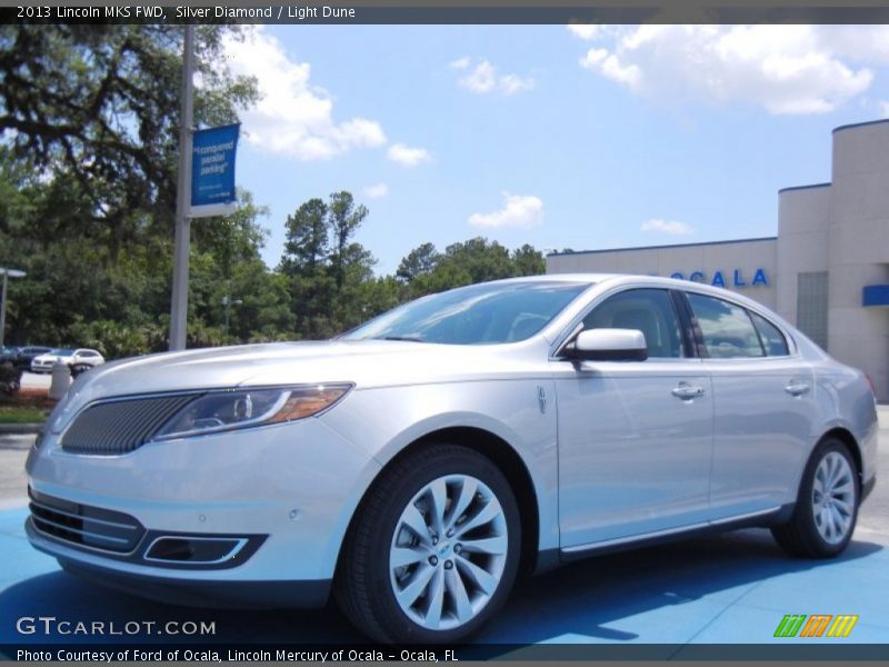 Silver Diamond / Light Dune 2013 Lincoln MKS FWD