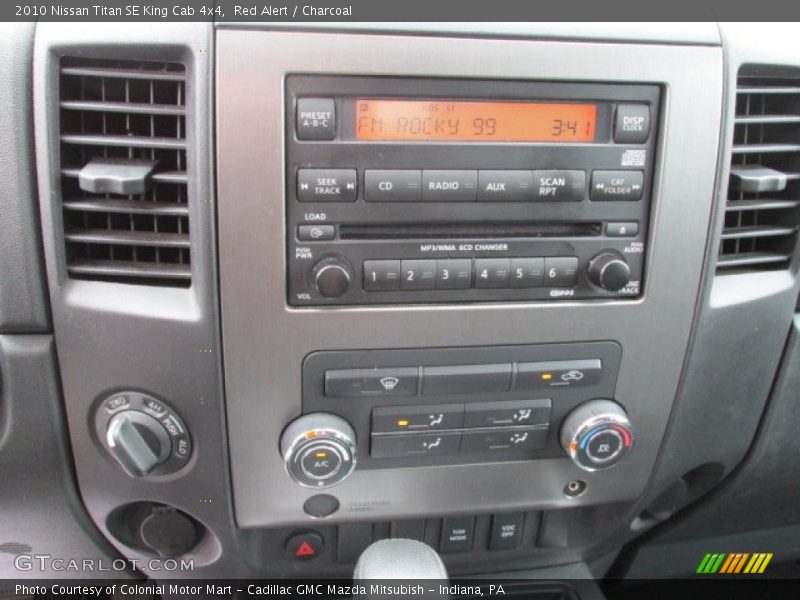 Controls of 2010 Titan SE King Cab 4x4