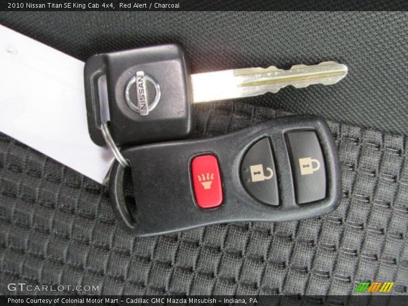 Keys of 2010 Titan SE King Cab 4x4