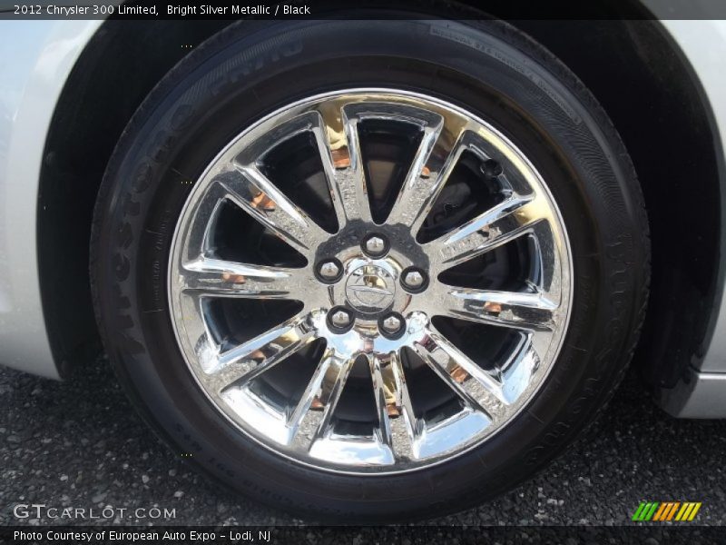 Bright Silver Metallic / Black 2012 Chrysler 300 Limited