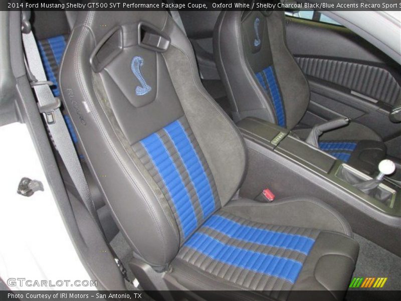 Front Seat of 2014 Mustang Shelby GT500 SVT Performance Package Coupe