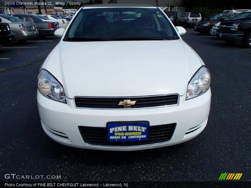 White / Ebony 2009 Chevrolet Impala LS
