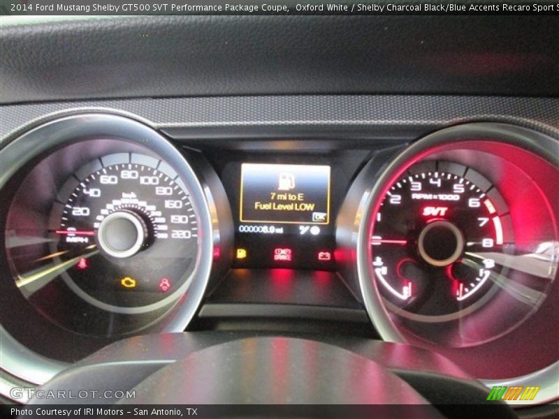  2014 Mustang Shelby GT500 SVT Performance Package Coupe Shelby GT500 SVT Performance Package Coupe Gauges