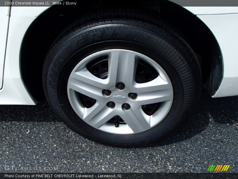 White / Ebony 2009 Chevrolet Impala LS