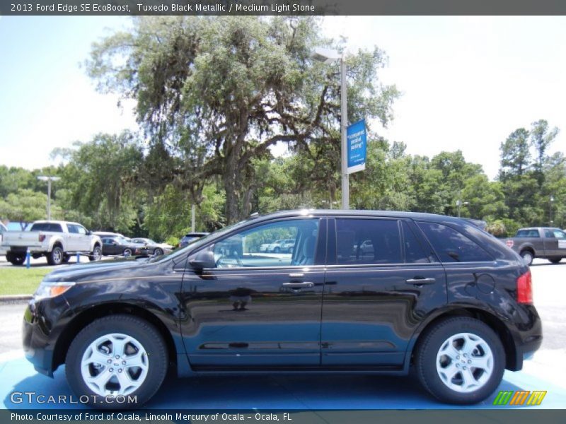 Tuxedo Black Metallic / Medium Light Stone 2013 Ford Edge SE EcoBoost