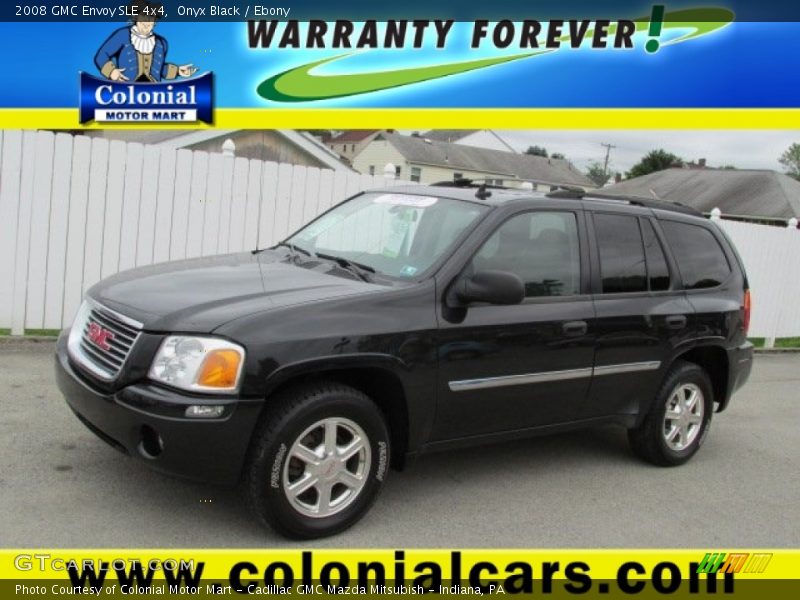 Onyx Black / Ebony 2008 GMC Envoy SLE 4x4