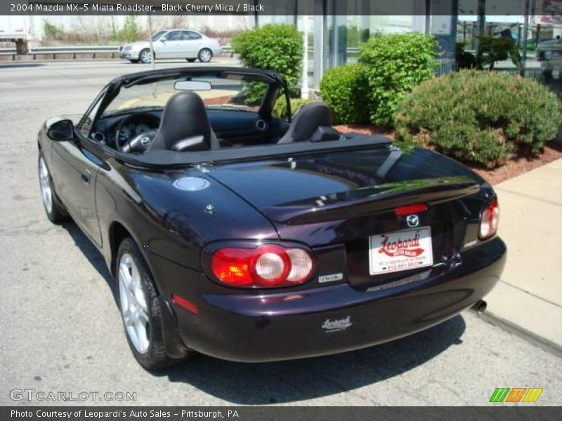 Black Cherry Mica / Black 2004 Mazda MX-5 Miata Roadster