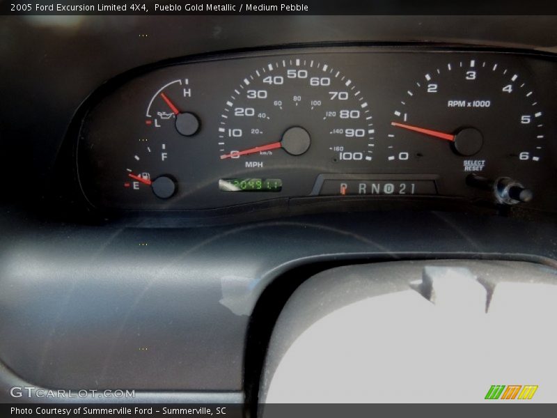  2005 Excursion Limited 4X4 Limited 4X4 Gauges