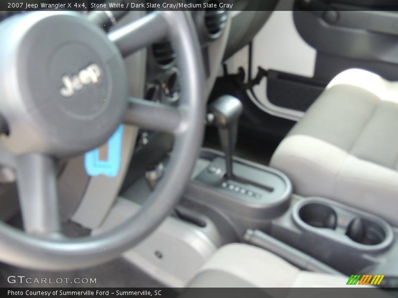 Stone White / Dark Slate Gray/Medium Slate Gray 2007 Jeep Wrangler X 4x4