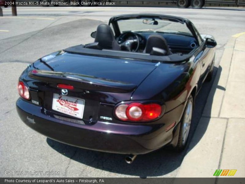 Black Cherry Mica / Black 2004 Mazda MX-5 Miata Roadster