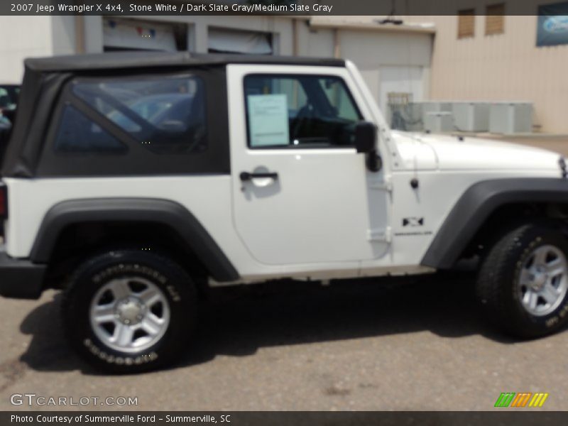 Stone White / Dark Slate Gray/Medium Slate Gray 2007 Jeep Wrangler X 4x4