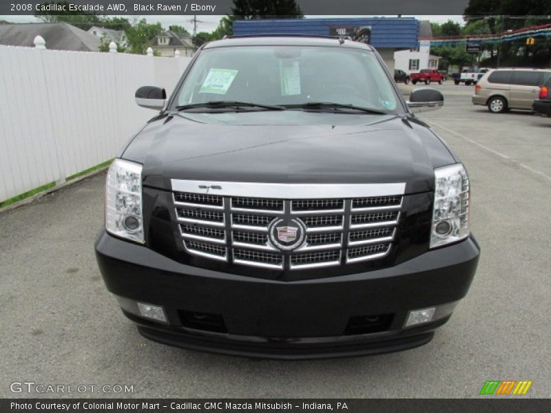 Black Raven / Ebony 2008 Cadillac Escalade AWD